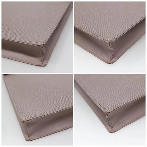 LOUIS VUITTON Epi Ramatuelle Shoulder Bag Lilac M5247C LV Auth 135110